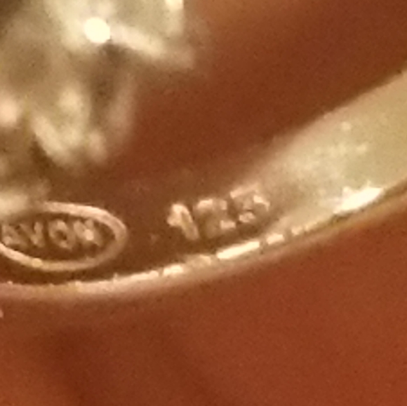 Rare Avon 925 RJ necklace AND size 11 ring PM 592A - Picture 6 of 8